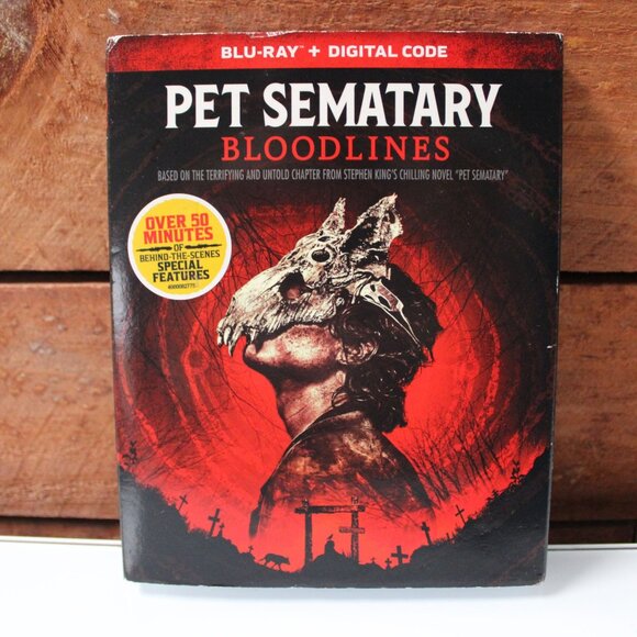 Pet Sematary Bloodlines Blu-ray + Digital Code 2023 Horror Movie New Sealed - Picture 1 of 3